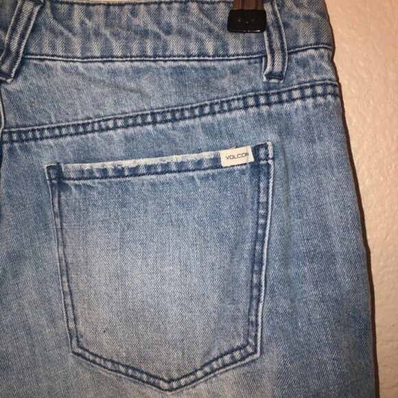 VOLCOM Stoned Distressed Shorts Size 5 - Picture 6 of 9